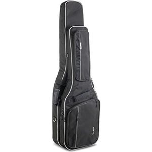 GEWA Gitaar Double Gig-Bag Prestige 25 mm western-/elektrische gitaar, stabiele comfortabele grip, extra handgreep aan de voorkant, speciaal ontworpen rugkussen met netsteun