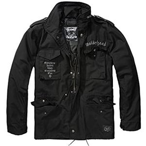 Brandit Heren Motörhead M65 Jacket By Blouson, zwart, L