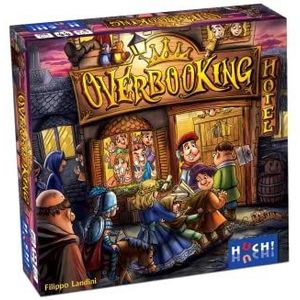 OverbooKing spel Huch! - Verover de laatste hotelkamers in deze vermakelijke race voor 2-4 spelers van 10-99 jaar in slechts 30 minuten!