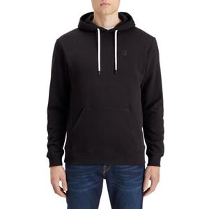 Scotch & Soda Heren Core-Logo Hoodie Hooded Sweatshirt, Black 0008, XXL