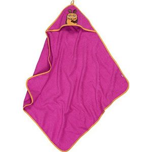 Playshoes badstof handdoek met capuchon voor kinderen, praktische capuchon voor meisjes, met muisstiksel