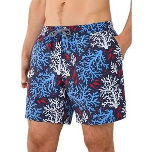 Hackett London Koraalshorts voor heren, Blauw (zwart), XXL