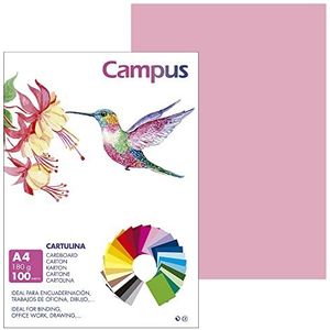 CAMPUS Universiteit 220152 cover voor omslag van karton 180 g, 100 stuks, A4, roze