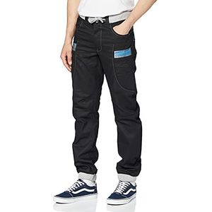 Enzo Jeans met taps toelopende pasvorm, Zwart (Zwart Blauw Blk Blauw), 32W x 32L