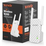 Tenda A9 - WLAN-versterker - Wit - Tot 300 Mbit/s - 2,4 GHz