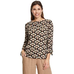 Cartoon Damesblouse, zwart/geel, 38