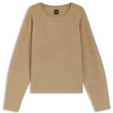 Boss Orange - Fenne Premium - Gebreide Trui - Rust/Copper - Damesmode