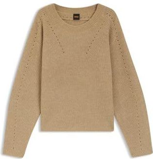 Boss Orange - Fenne Premium - Gebreide Trui - Rust/Copper - Damesmode