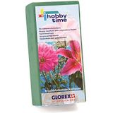 GLOREX 6 3804 721 - Steekschuim voor verse bloemen, absorberende stopmassa voor bloemstukken en decoraties, ca. 23 x 11 x 7,5 cm, groen, afzonderlijk op maat te snijden