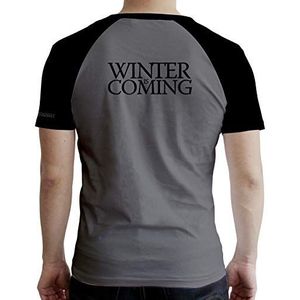 ABYstyle - Game of Thrones - T-shirt - Sterk - Heren - Grijs en Zwart (L)