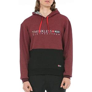 +8000 Night sweatshirt, heren, wijnrood, maat S