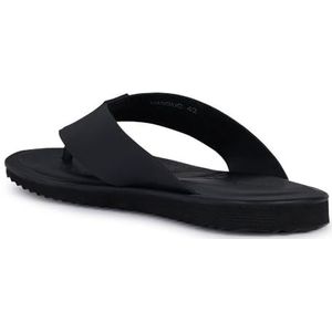 Geox U ERICE C Slide Sandalen voor heren, zwart, 44 EU, zwart, 44 EU