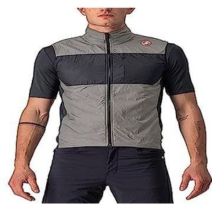 CASTELLI 4522010 Unlimited PUFFY VEST sportvest voor heren Nikkelgrijs/donkergrijs, 3XL