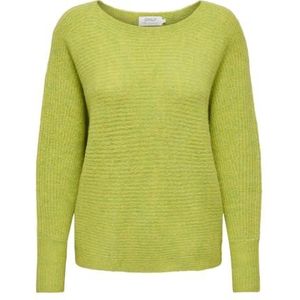 Bestseller A/S Dames ONLDANIELLA L/S KNT NOOS trui, Evening Primrose/Detail:Melange, L, Evening Primrose/Detail:melange, L