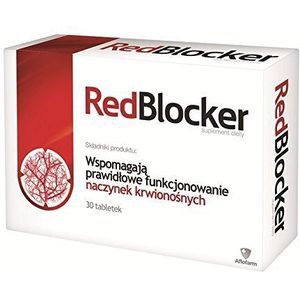 REDBLOCKER - 30 tabletten - een voedingssupplement IngrediÃ«nten Ondersteuning: de goede werking van bloedvaten - de productie van collageen