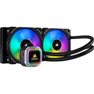 Corsair Hydro-serie, H100I Rgb Platinum Se, 240 mm radiator, dubbele Ll120 Rgb Pwm-ventilatoren