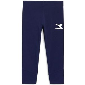 Diadora JG Bounce leggings voor meisjes en meisjes, Klassiek Navy, L