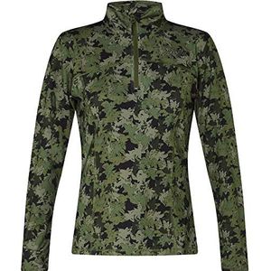 FIREFLY Aurora damesshirt met lange mouwen, Aop/Olive, 38