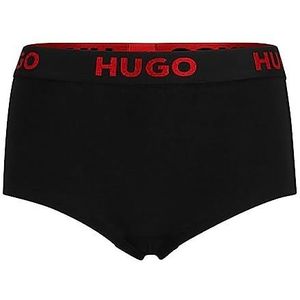 HUGO Sportieve boyleg met logo, zwart 1, XS