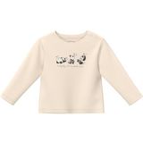 s.Oliver - T-Shirt - Panda-print - Zacht Katoenen Jersey - Lange Mouwen