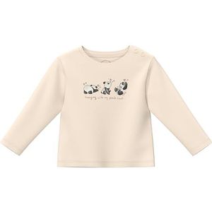 s.Oliver - T-Shirt - Panda-print - Zacht Katoenen Jersey - Lange Mouwen