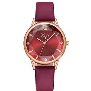 Basfur Dress Watch Fe-Montre-082-02, Rood, modern