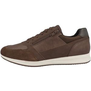 Geox U Avery A Sneakers voor heren, Cognac, 42 EU