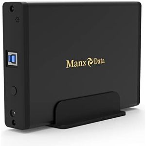 ManxData 2TB USB 3.0 Externe Harde Schijf voor XBOX ONE/PS4/Vensters PC/Mac, Zwart