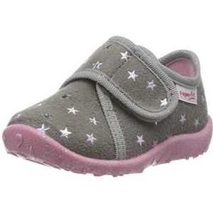 Superfit Babymeisje Spotty. Slippers, grijs 2100, 19 EU