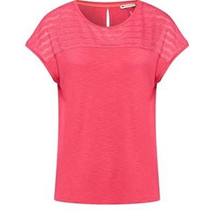 Street One Dames A318120 kanten shirt, Intense Coral, 38