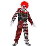 Widmann 52520 52520-kostuum killer-clown, overall en kraag, themafeest, Halloween, heren, meerkleurig, XXL