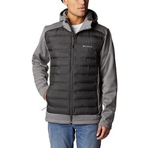 Columbia Hoodie met ritssluiting voor heren, out-shield, geïsoleerd met volledige ritssluiting