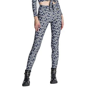 Gianni Kavanagh Black Destiny leggings voor dames, Blanco Y Gris, XS