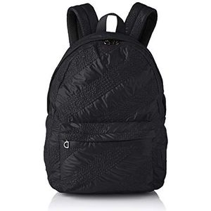Desigual Dames Fabric Backpack Big, M, zwart, Medium