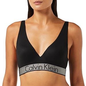 Calvin Klein Dames Plunge Push-Up BH, Black 36C, zwart (black 001), 70D