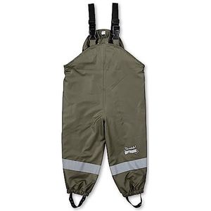 Sterntaler Uniseks regenbroek voor kinderen, gevoerd, donkergroen, 74