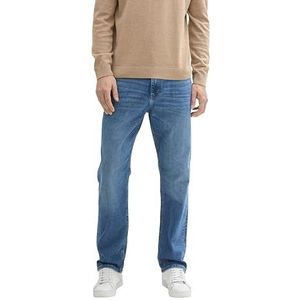 TOM TAILOR Heren Comfort Straight Jeans, 10283 - Stone Wash Denim, 33W / 32L