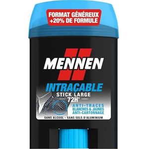 MENNEN - Intraceerbare deodorant voor heren 72H – grote stick – zonder alcohol – zonder parfum – 50 ml (6 stuks)