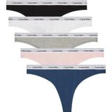 Calvin Klein - Low-Rise Thong - Strings - 5-Pack - Katoen