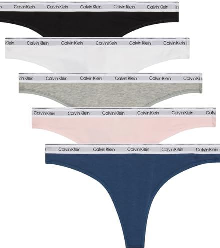 Calvin Klein - Low-Rise Thong - Strings - 5-Pack - Katoen