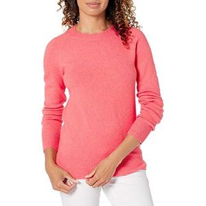 Amazon Essentials Dames Classic-Fit Soft Touch Lange Mouw Crewneck Trui, Koraalroze, XS
