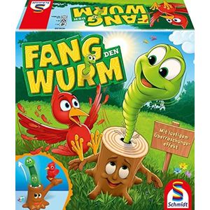 Schmidt Spiele 40638 Vang de worm, kinderspel, 3D-actie