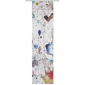 Grismo paneelgordijn, dichte decoratiestof, kleur: multicolor, grootte: 225 x 57 cm