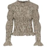 Yas - Chemma - Peplum Top - Katoen - Lange Mouwen