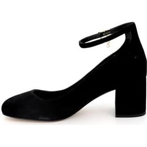 Michael Kors Pearl Pump schoen voor dames, met hak, zwart, 43,5 EU, zwart, 43.5 EU