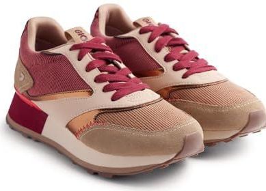 Gioseppo - Lawton - Sneakers - Suède en Ribfluweel - Metallic Accenten - Hielstabilisator - Anatomische Binnenzool
