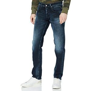 Replay Grover Bio Cotton Jeans voor heren, 0072 Donkerblauw, 28W / 34L