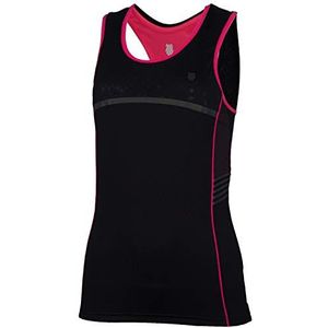 K-Swiss KS TAC Hypercourt Speed Tennis-T-shirt, dames, zwart, maat XS