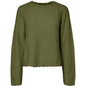 Pcrath Ls O-Neck Knit Pwp Bc, Sphagnum, XS