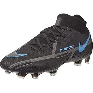 Nike Phantom Gt2 Dynamic Fit Elite FG, voetbalschoenen, uniseks, volwassenen, zwart/donkergrijs smoke grey-Summit wit, maat 44, zwart/grijs/wit (Black Dark Smoke Grey Summit White), 44 EU